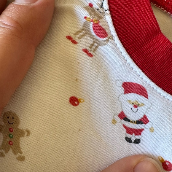Kissy Kissy Pima Cotton Christmas Pajama Set Size 12-18 mths - Picture 4 of 6